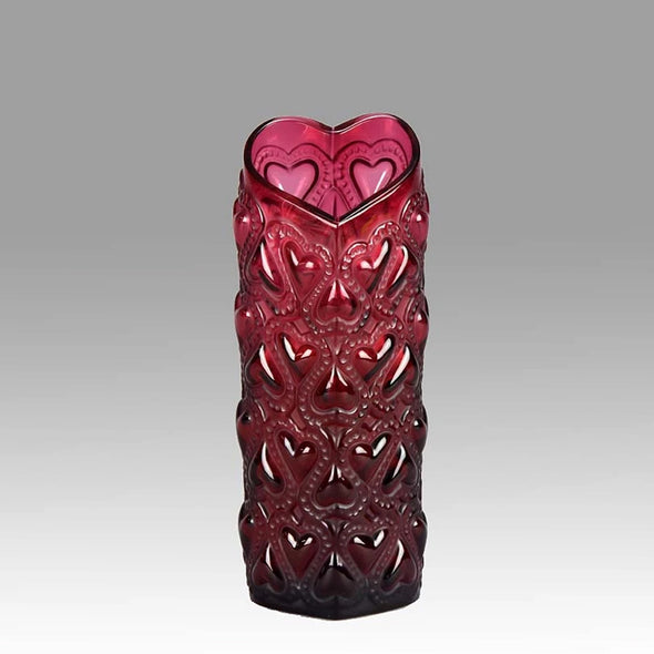 "Love Hearts Vase" by Lalique