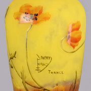 Daum Freres Vase - Art Nouveau Cameo Glass Vase 