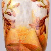 Daum Vase - Daum Freres Flower Vase - Hickmet Fine Arts