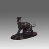 Bronze Greyhound and King Charles by Mene