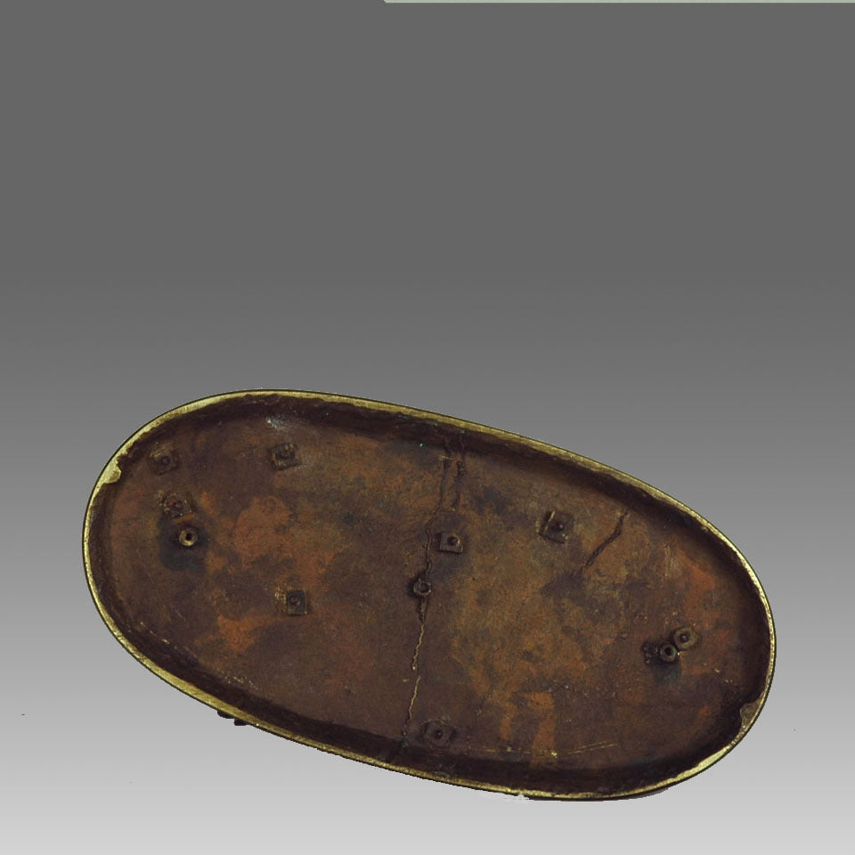 Bronze Greyhound and King Charles by Mene