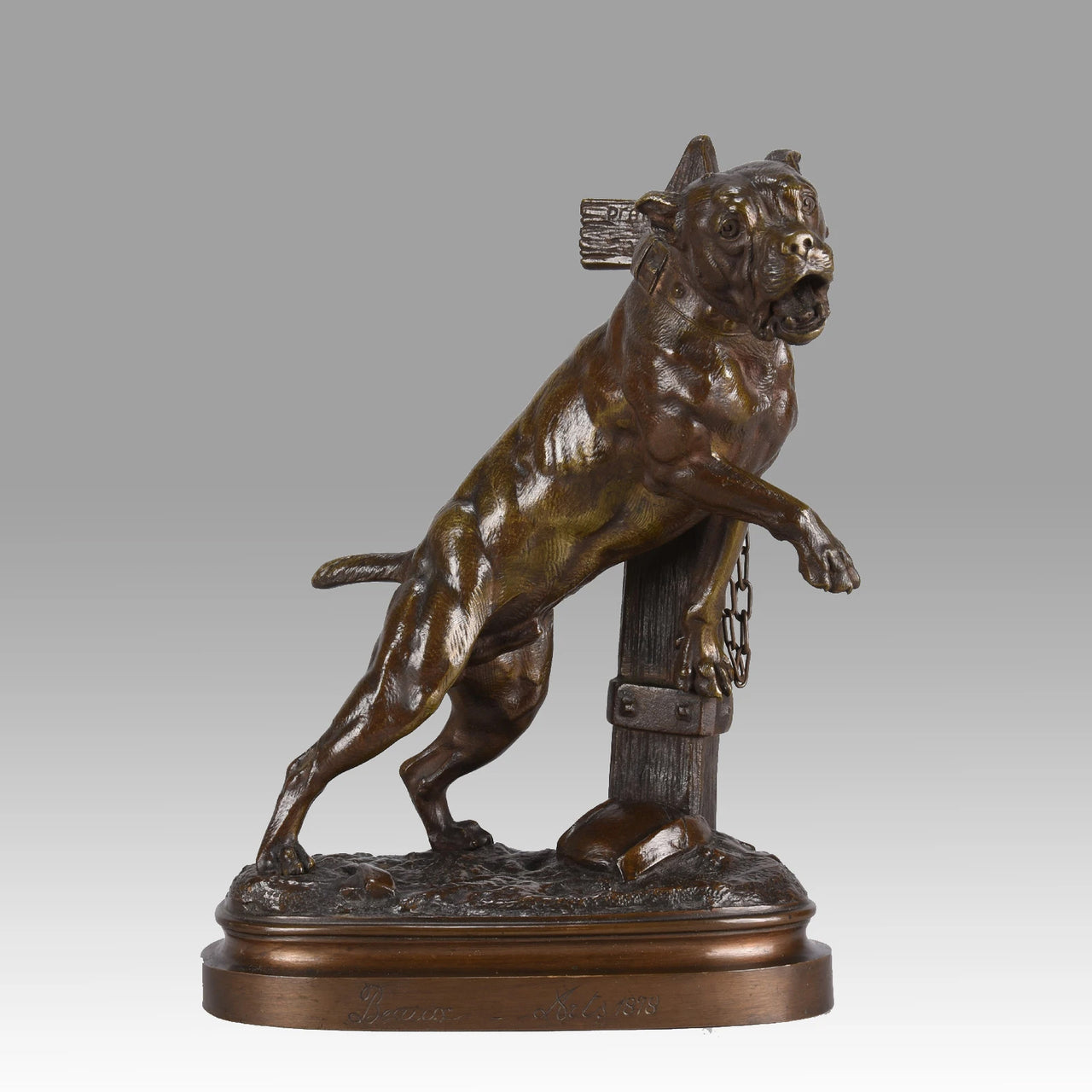 "Tethered Mastiff" by Lecourtier