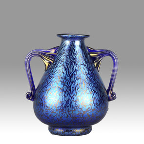 Twin Handled Vase by Johann Loetz