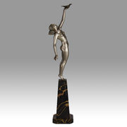 Le Faguays Messenger of Love - Art Deco sculptures for sale - Deco Bronze -  Hickmet Fine Arts