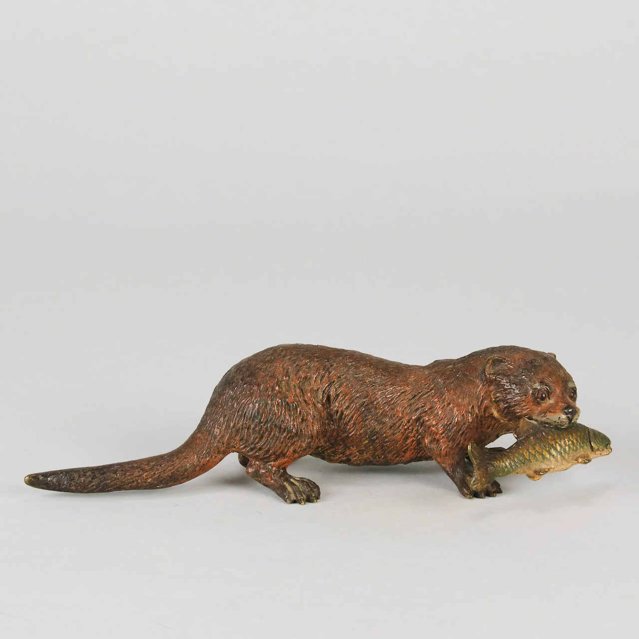 "Otter and Fish" by Franz Bergman