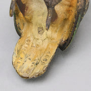 Bergman Bronze - Antique Bronze - Bergman cold painted bronze - Feeding Turkey - Franz Bergman - Hickmet Fine Arts