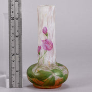 Daum Flower Vase - Daum Freres Art Nouveau Vase - Hickmet Fine Arts
