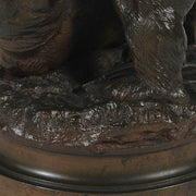 Lecourtier Bears Playing Animalier Bronze
