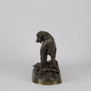 Setter and Rabbit bronze by Moigniez