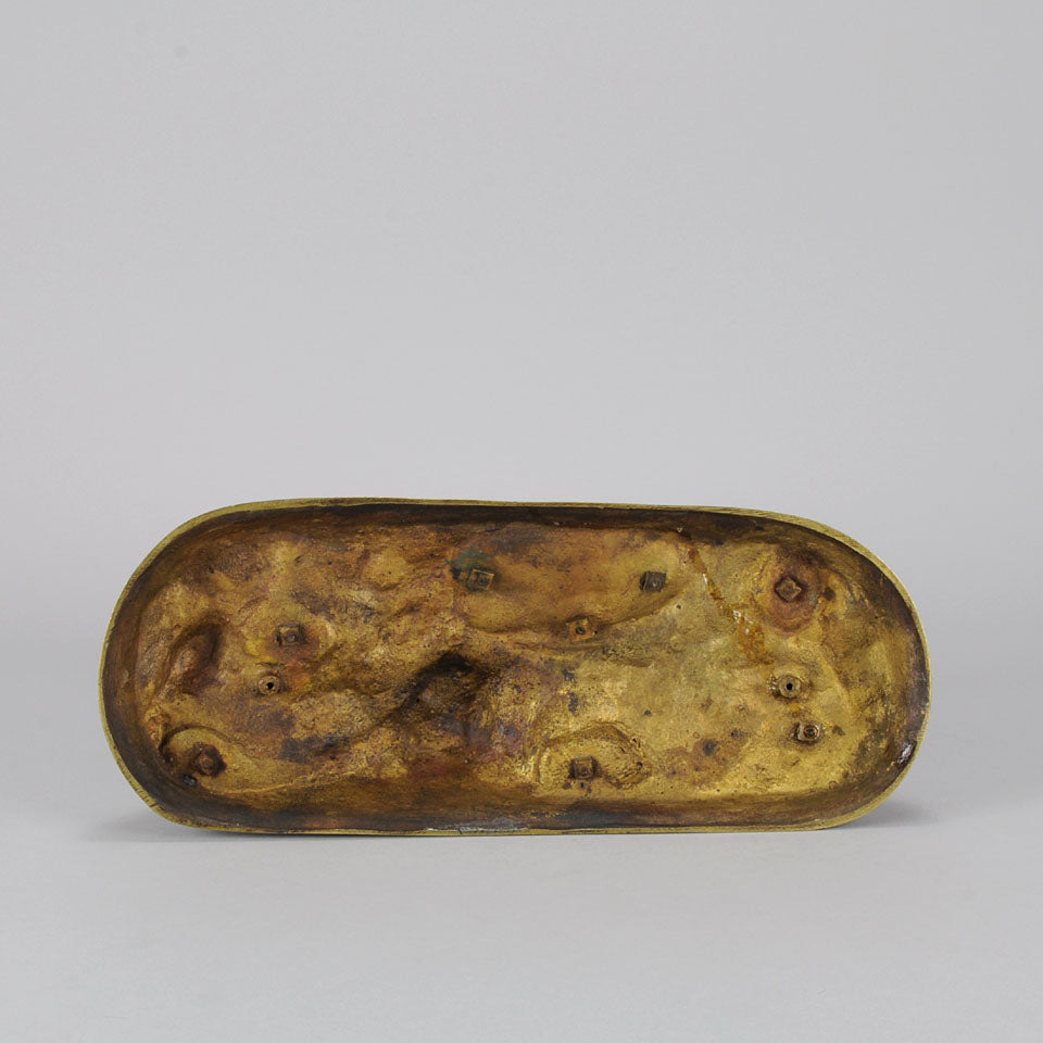 Setter and Rabbit bronze by Moigniez