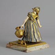 Charlotte Monginot Figure Art Deco Bronze