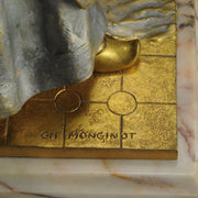 Charlotte Monginot Figure Art Deco Bronze