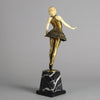 Art Deco Poertzel Figure Bronze & Ivory 