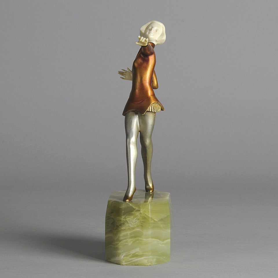 Rudolph Henn Art Deco Bronze Figure 