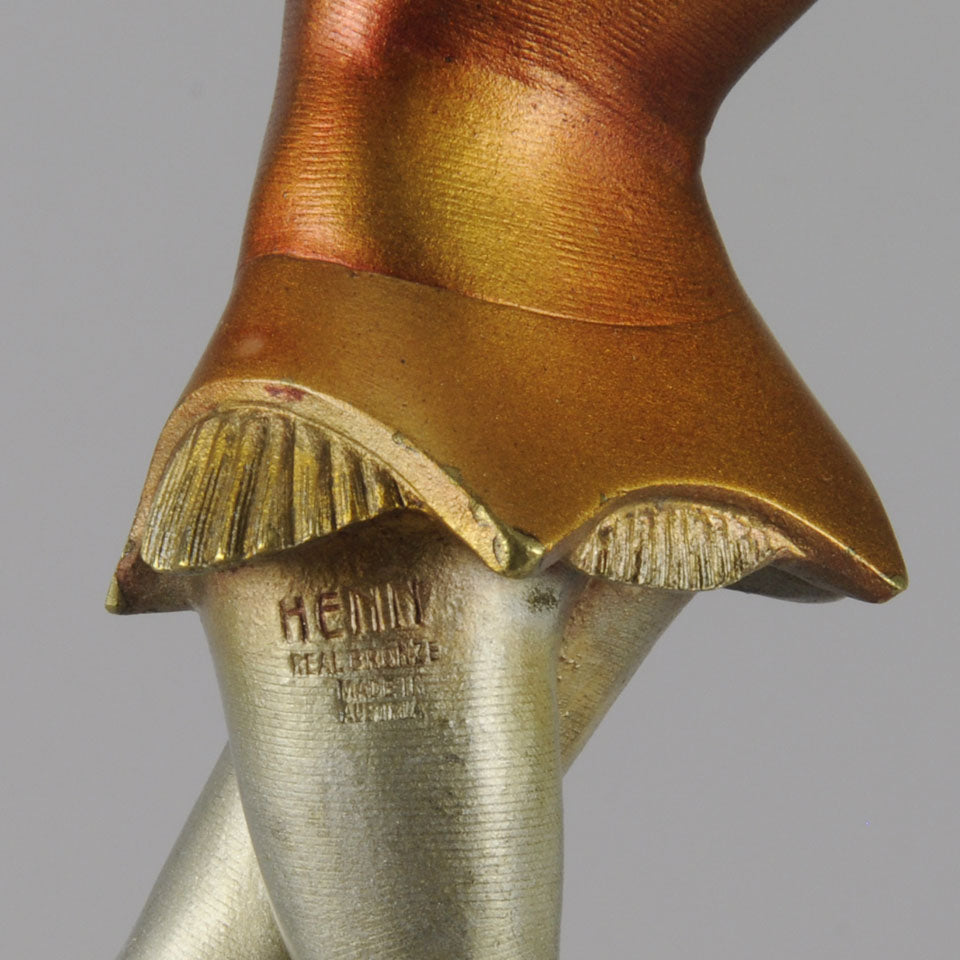 Rudolph Henn Art Deco Bronze Figure 