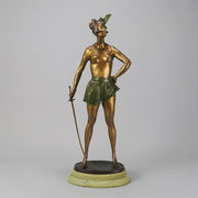 Bruno Zach Fencer Art Deco Bronze