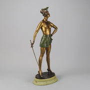 Bruno Zach Fencer Art Deco Bronze
