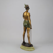 Bruno Zach Fencer Art Deco Bronze