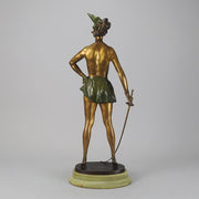 Bruno Zach Fencer Art Deco Bronze