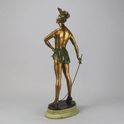 Bruno Zach Fencer Art Deco Bronze