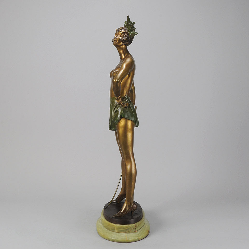 Bruno Zach Fencer Art Deco Bronze