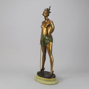 Bruno Zach Fencer Art Deco Bronze