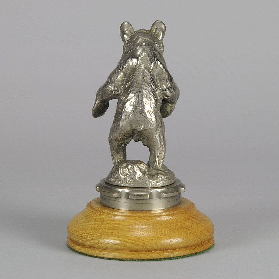 Charles Paillet Silvered Bronze Car Mascot 