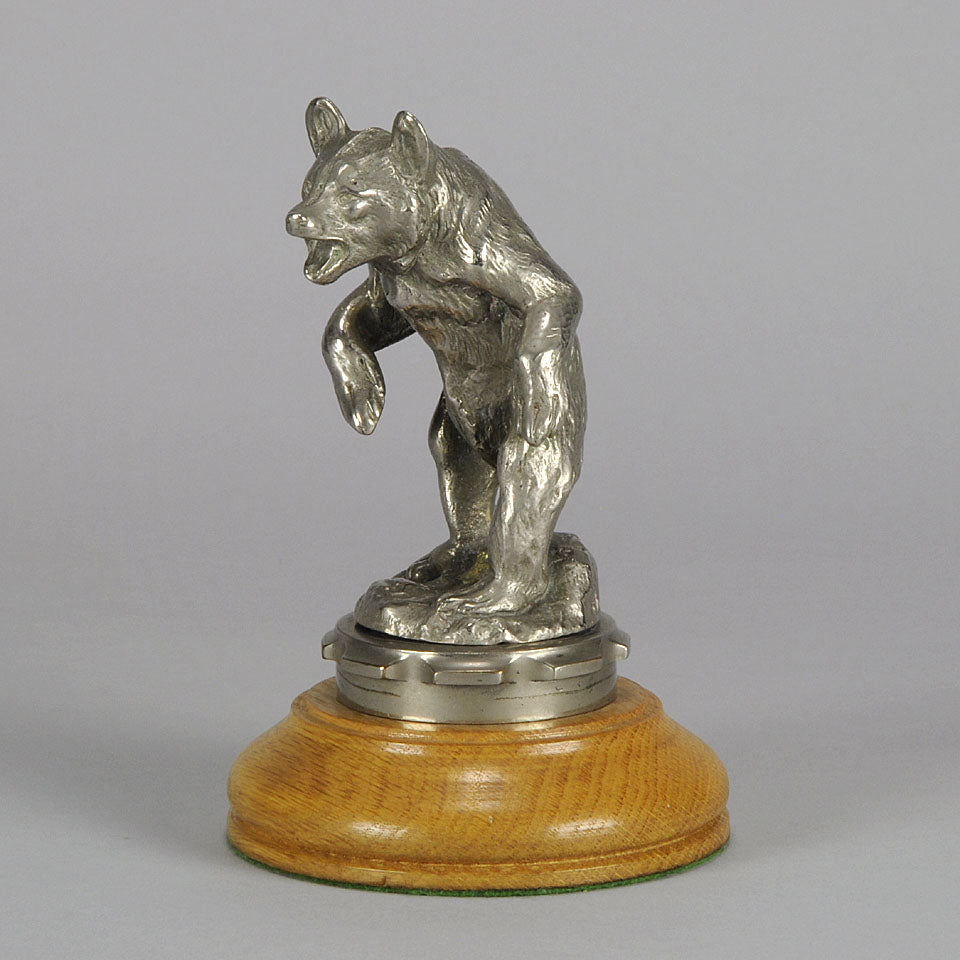 Charles Paillet Silvered Bronze Car Mascot 