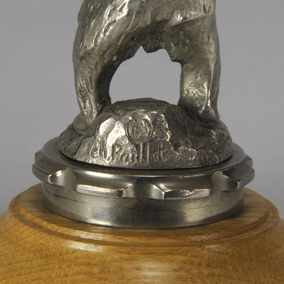 Charles Paillet Silvered Bronze Car Mascot 