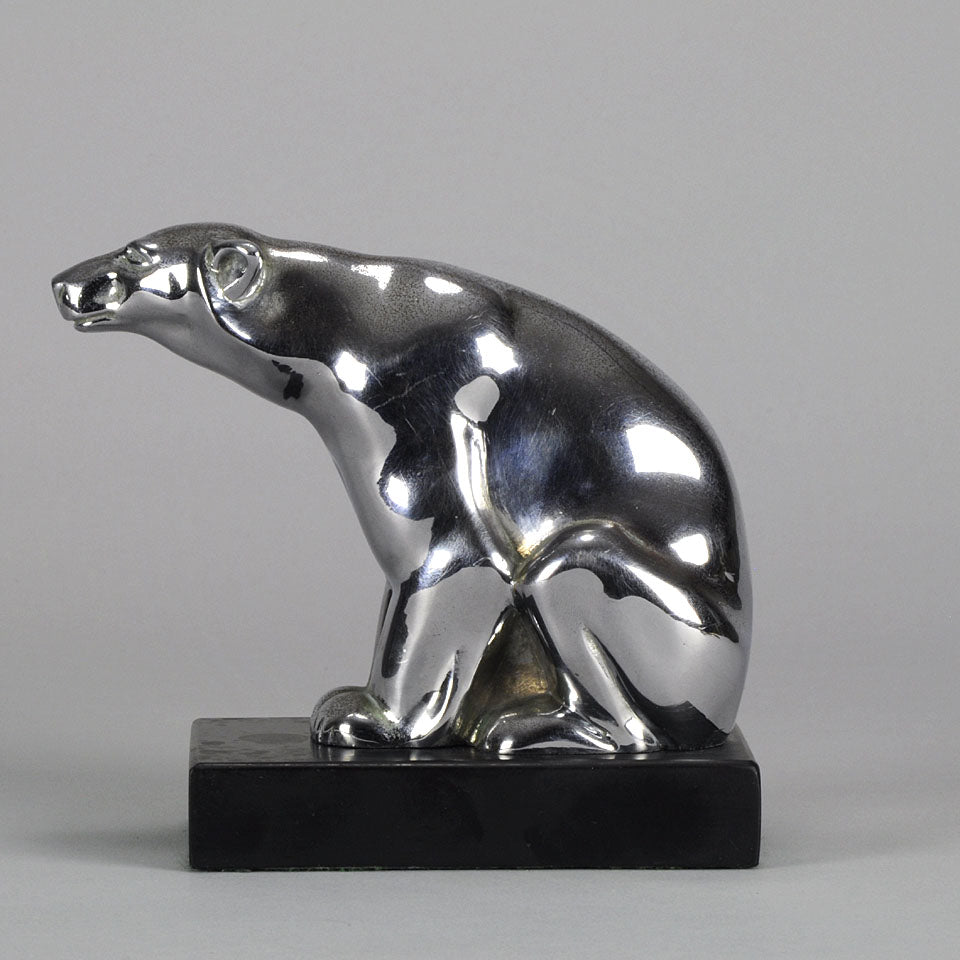 Art Deco Bear Car Mascot 
