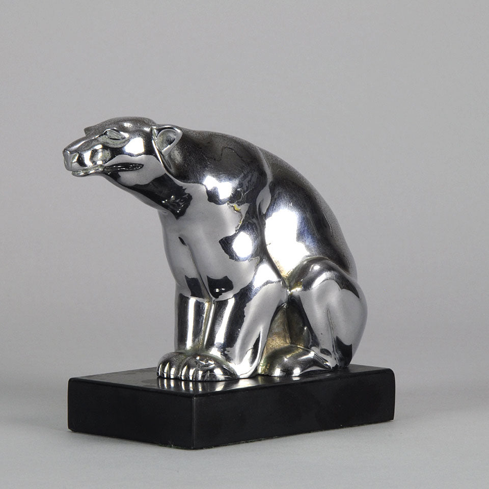 Art Deco Bear Car Mascot 