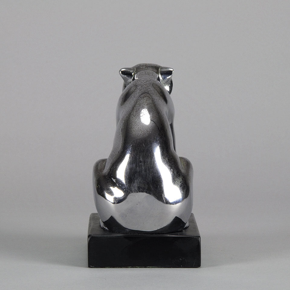 Art Deco Bear Car Mascot 