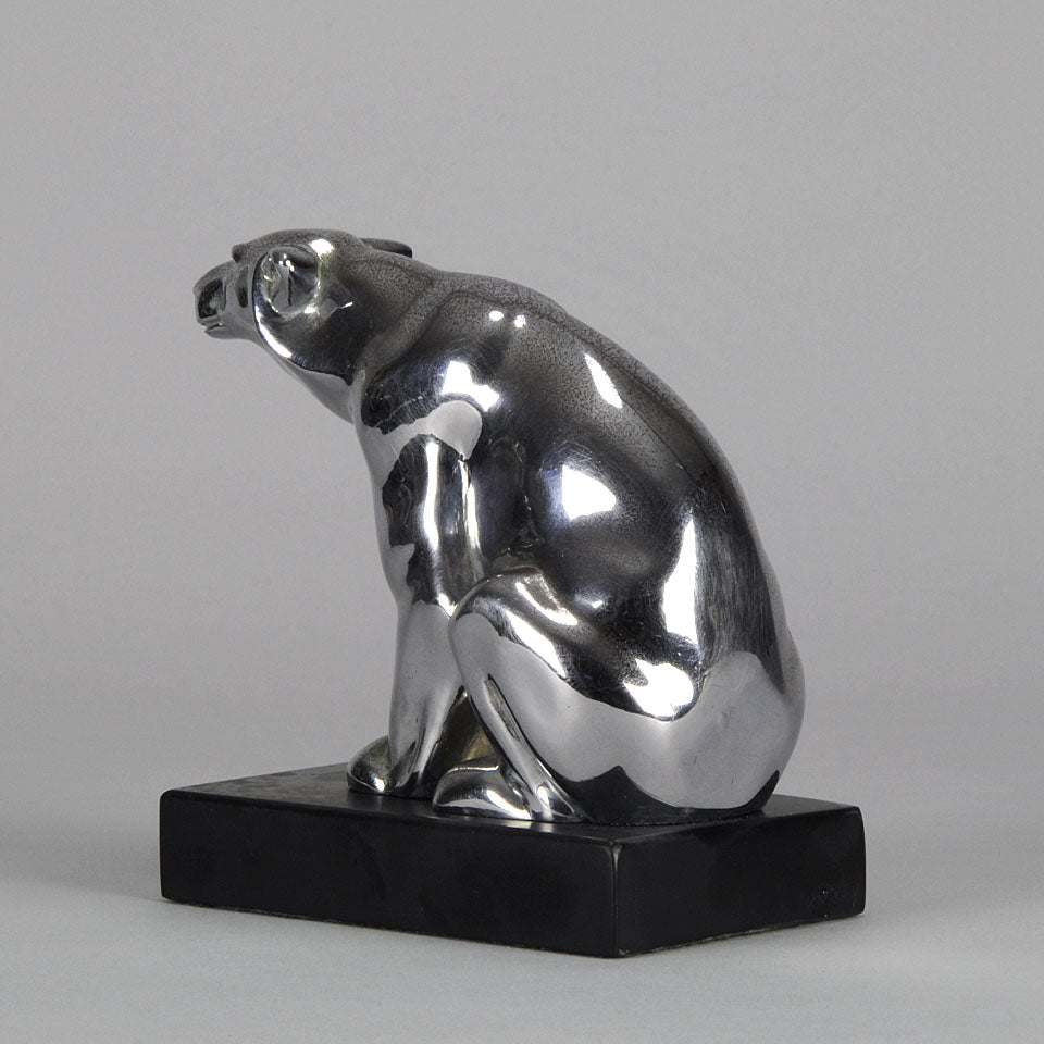 Art Deco Bear Car Mascot 