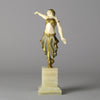 Art Deco Bronze & Ivory Figure by Louis Sosson