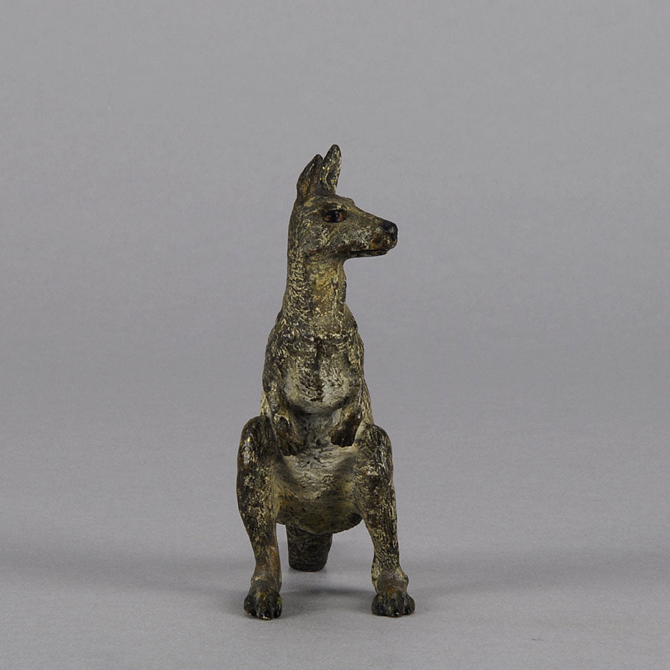Austrian Bronze by Franz Bergman Kangaroo