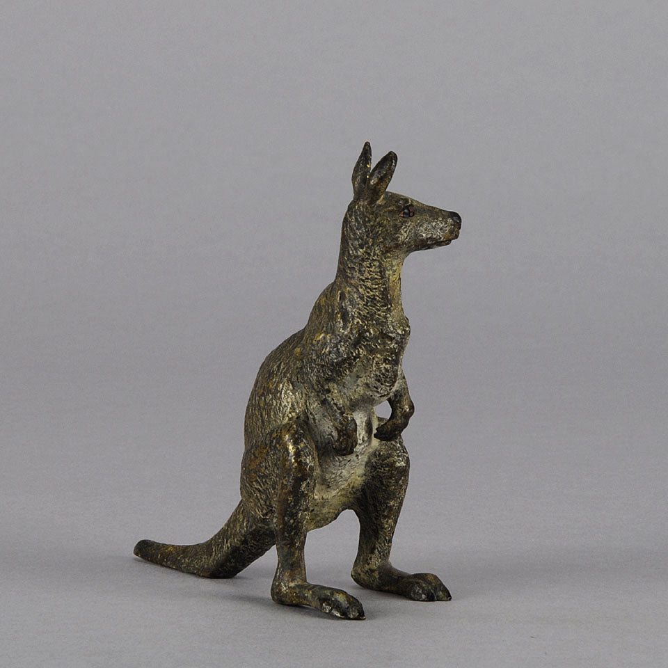Austrian Bronze by Franz Bergman Kangaroo
