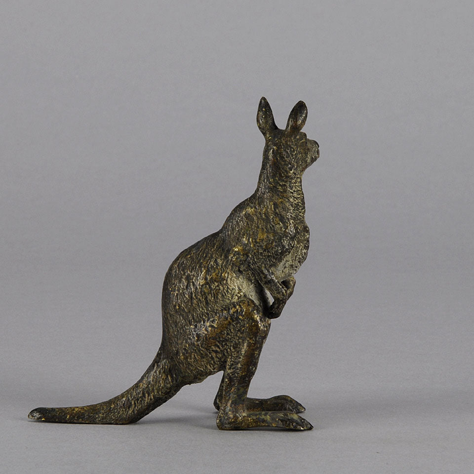 Austrian Bronze by Franz Bergman Kangaroo