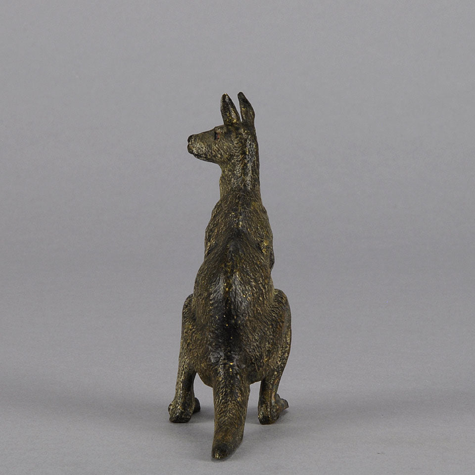 Austrian Bronze by Franz Bergman Kangaroo