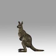 Austrian Bronze by Franz Bergman Kangaroo
