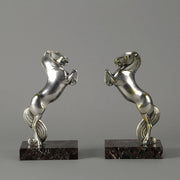 Andre Becquerel Art Deco Bronze Bookends