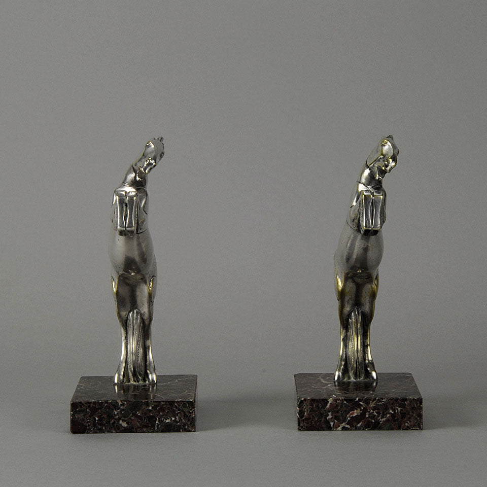 Andre Becquerel Art Deco Bronze Bookends