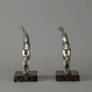 Andre Becquerel Art Deco Bronze Bookends
