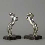 Andre Becquerel Art Deco Bronze Bookends