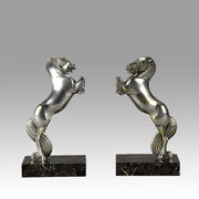 Andre Becquerel Art Deco Bronze Bookends