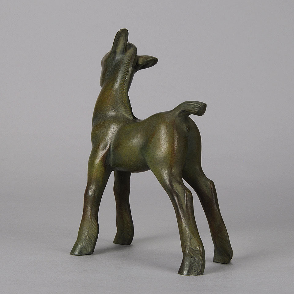 Art Deco Rochard Bronze Foal 