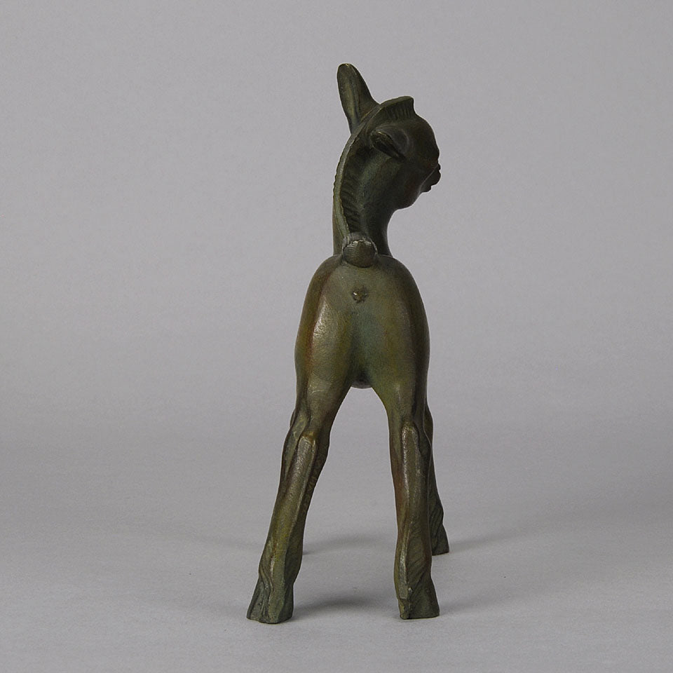 Art Deco Rochard Bronze Foal 