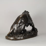 Lion and serpent by barye