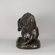 Lion and serpent by barye