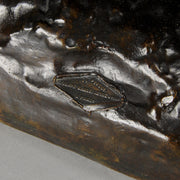 Lion and serpent by barye