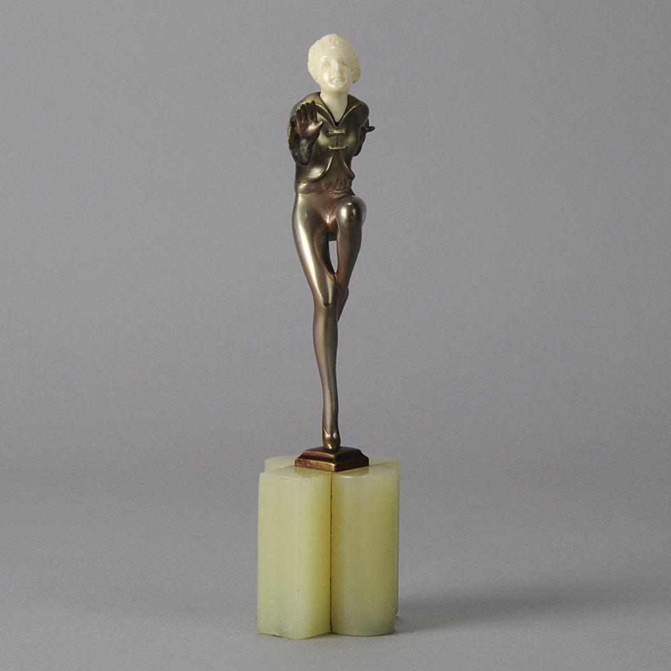 Lorenzl Con Brio Art Deco Bronze